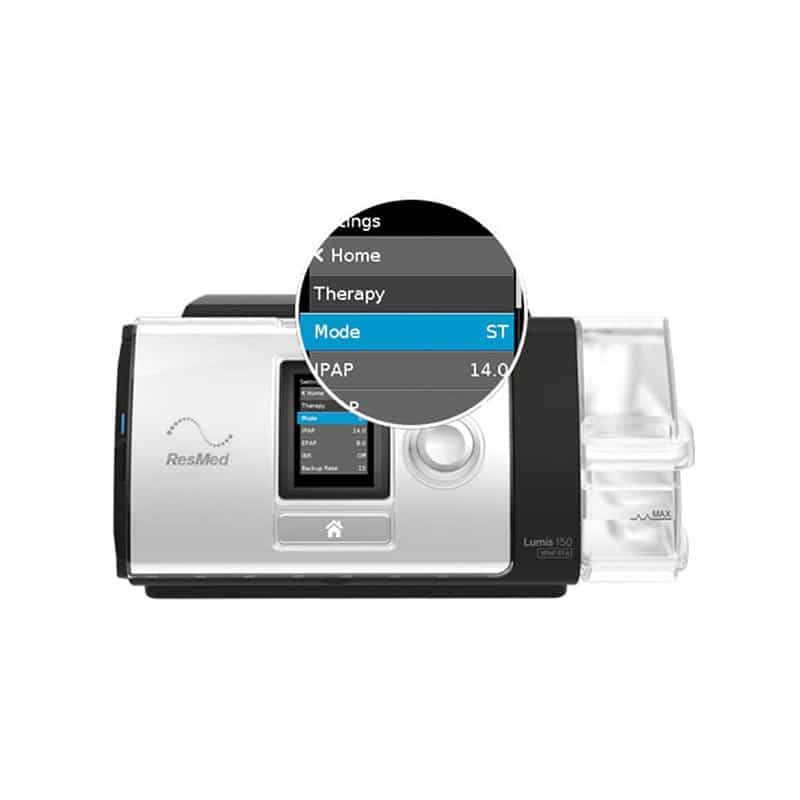 Lumis 150 VPAP ST with iVAPS