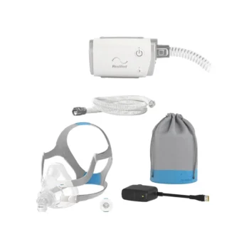 airmini autoset travel auto cpap with airfit f20 full face mask