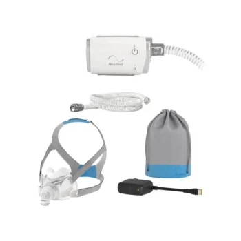 airmini autoset travel auto cpap with airfit f30 full face mask